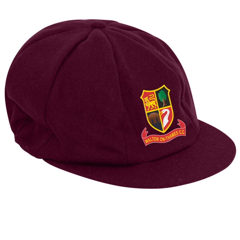 Baggy Cricket Cap - Maroon